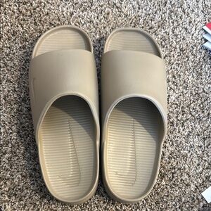 Nike Tan Slide Sandals